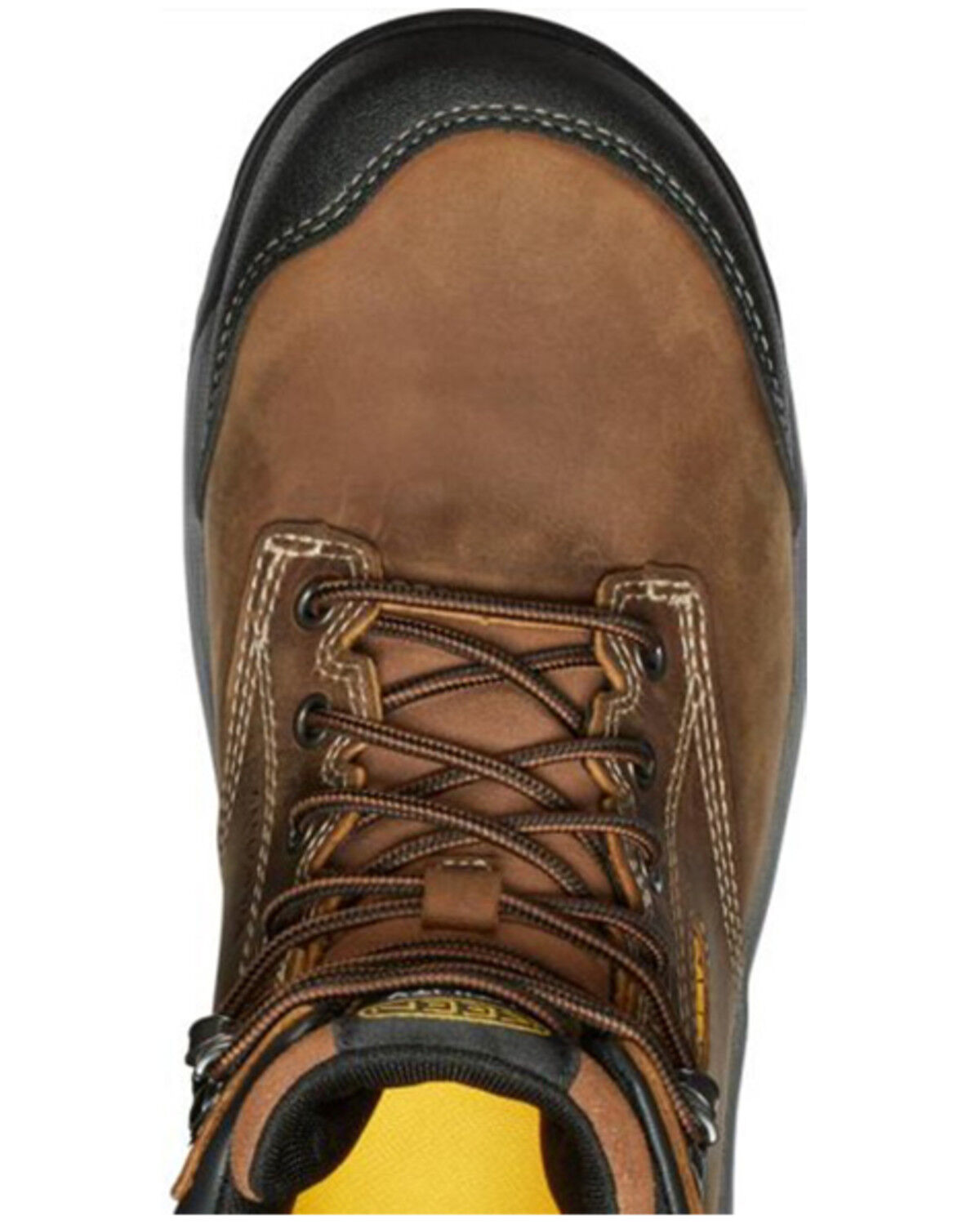 Image #3 - Keen Men's 6" Evanston Waterproof Work Boots - Carbon Toe, Black, hi-res