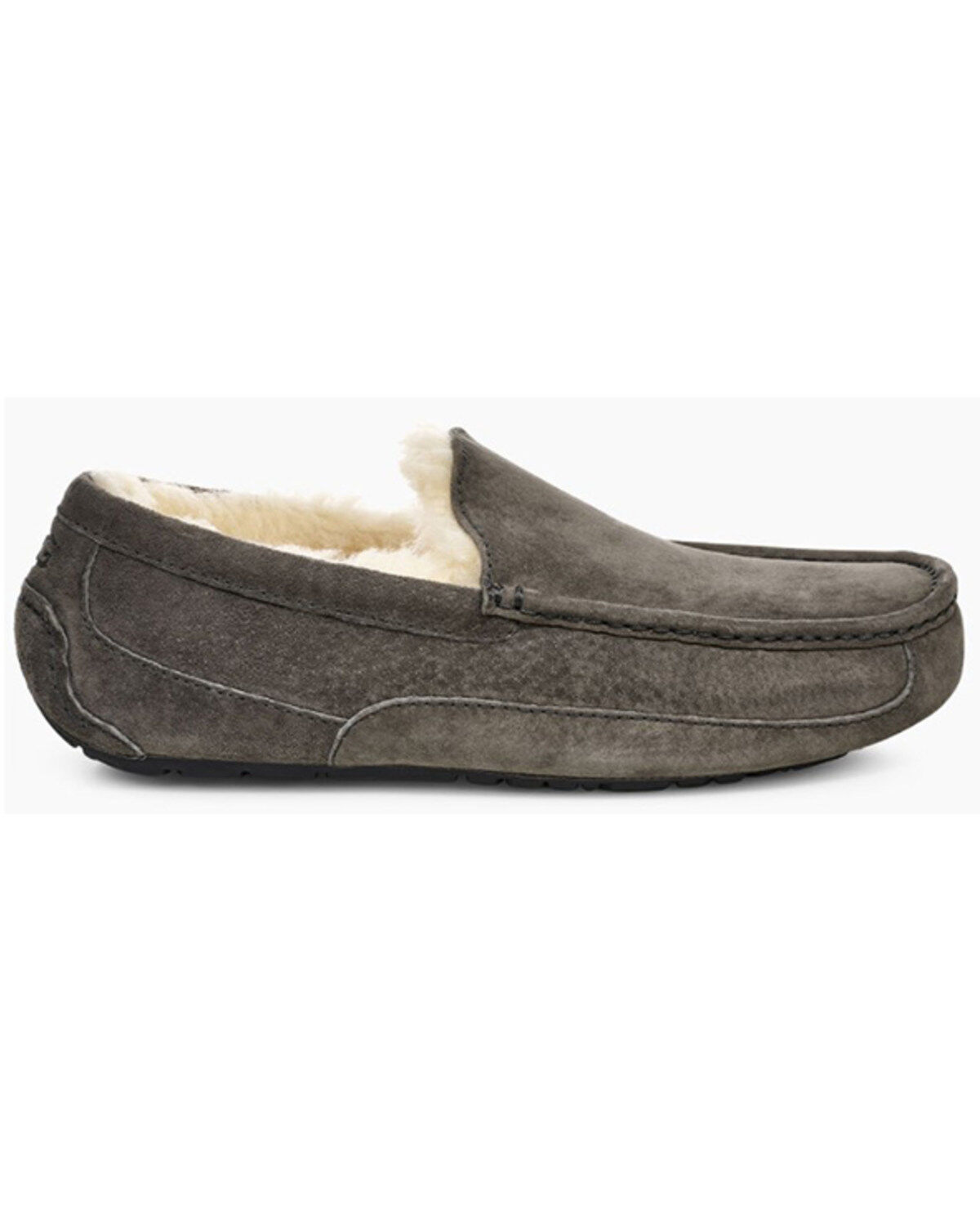 Image #2 - UGG Men's Ascot Slippers - Moc Toe, Grey, hi-res