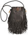 Image #1 - Kobler Leather Black Hand-Tooled Pouch Bag, Black, hi-res