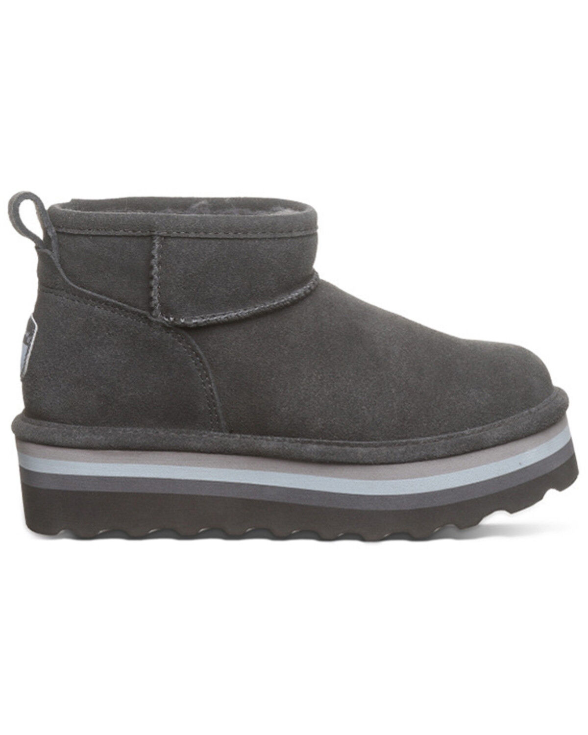 Image #2 - Bearpaw Women's Retro Shorty Casual Boots, Grey, hi-res