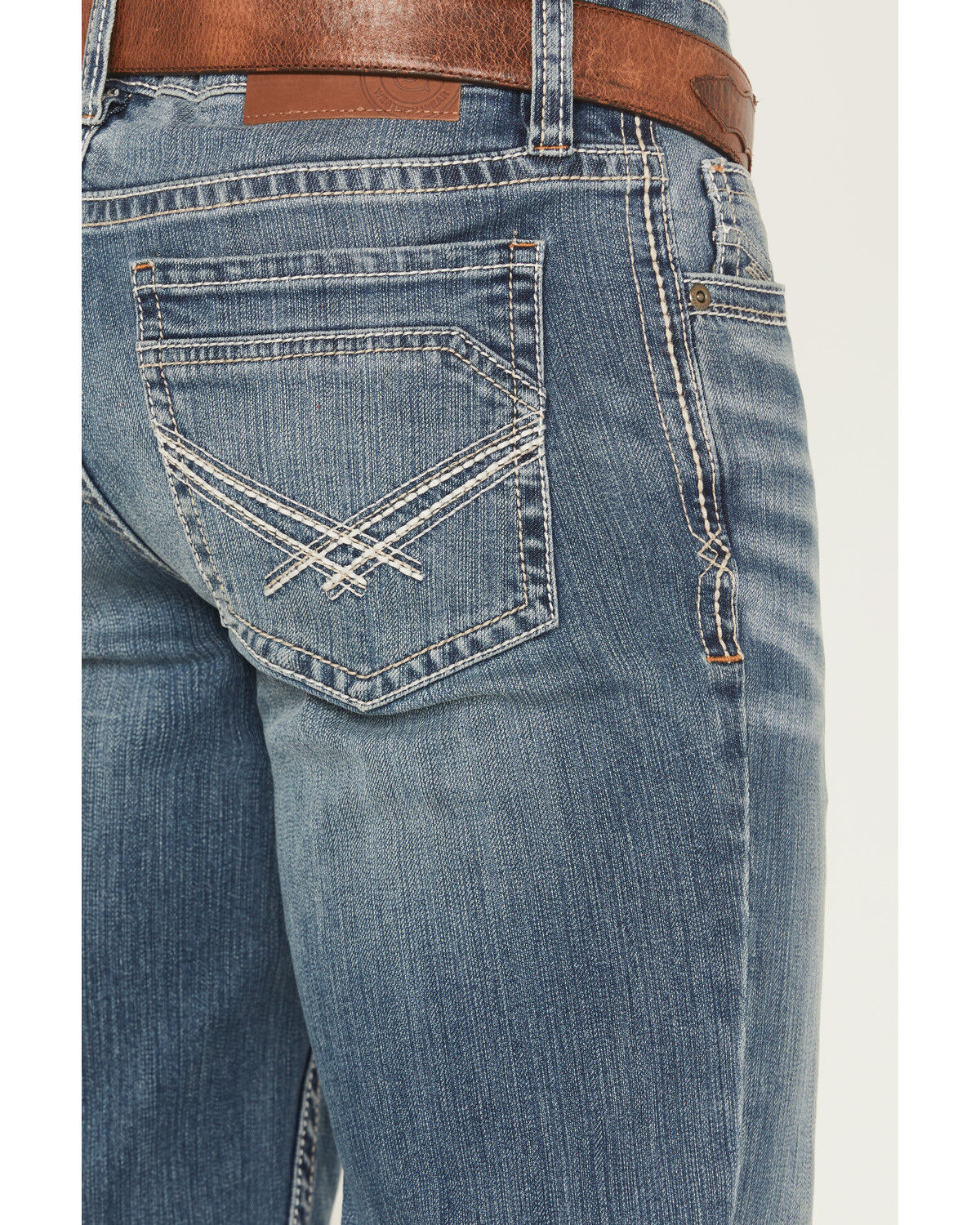 Image #4 - Cody James Men's Hombre Wash Jackson Slim Straight Stretch Denim Jeans, Medium Wash, hi-res