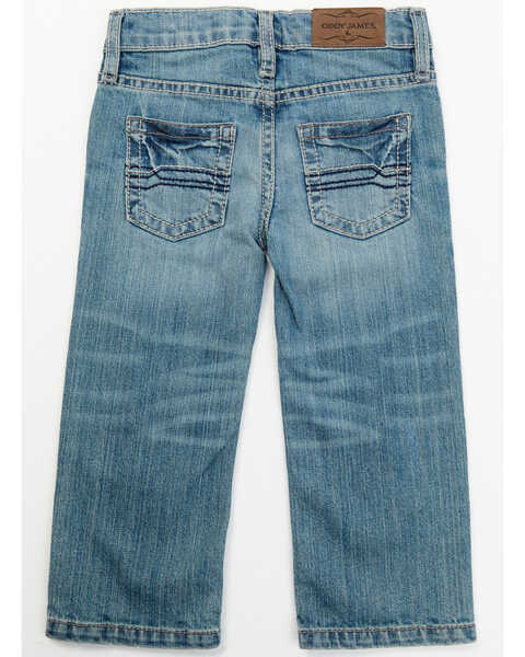 Image #4 - Cody James Boys' Hamshackle Wash Relaxed Bootcut Stretch Denim Jeans, Light Wash, hi-res