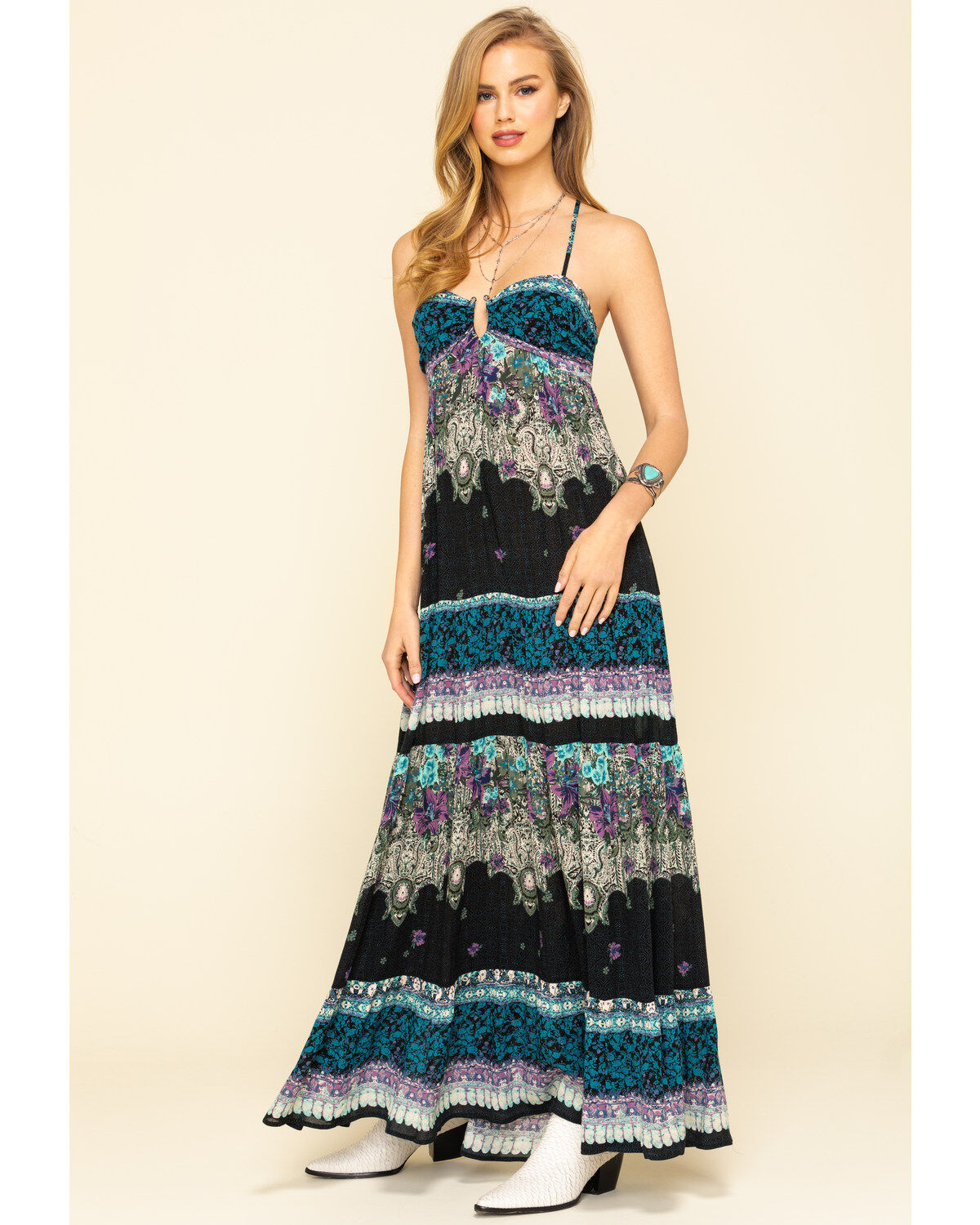 free people papillon maxi dress