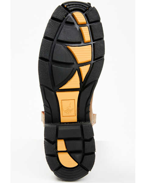 Image #7 - Cody James Men's Pull-On Waterproof Work Boots - Composite Toe , Orange, hi-res