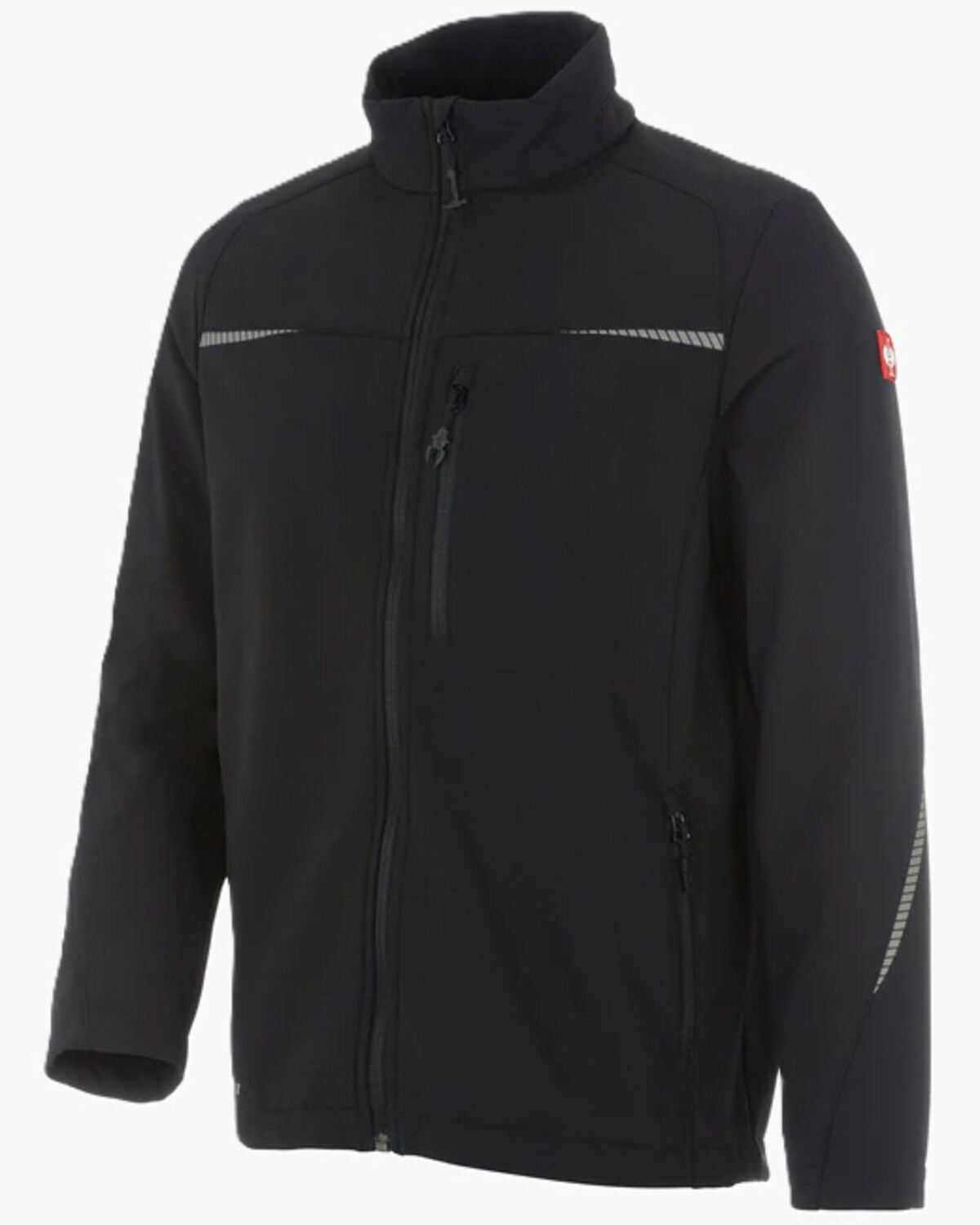 Strauss Men's E.S. Motion Softshell Jacket, Black, hi-res