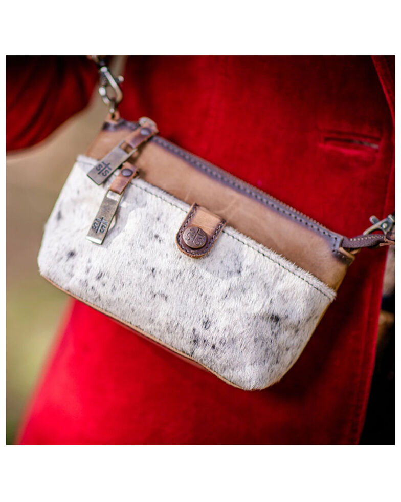 STS Ranchwear By Carroll Women's Cowhide Willa Crossbody Handbag, Multi, hi-res