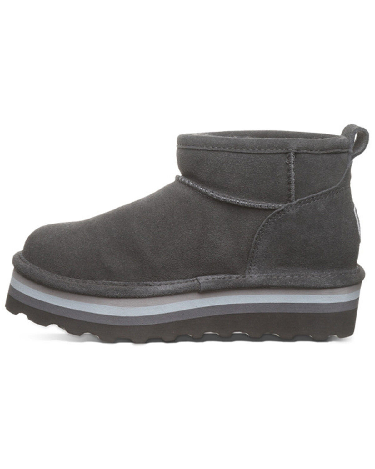 Image #3 - Bearpaw Women's Retro Shorty Casual Boots, Grey, hi-res