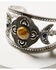Image #2 - Shyanne Women's Monument Valley Silver Medallion Cuff Bracelet, Silver, hi-res