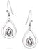 Image #2 - Montana Silversmiths Women's Majestic Halo Earrings, Silver, hi-res