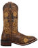 Laredo Women's Secret Garden Western Performance Boots - Broad Square Toe, Brown, hi-res