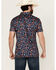 Image #4 - Rock & Roll Denim Men's Conversational Print Short Sleeve Polo Shirt , Navy, hi-res