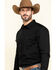 Image #3 - Gibson Men's Lava Long Sleeve Snap Western Shirt - Tall, Black, hi-res