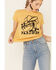 Bandit Brand Women's Dust Gold Howdy Pardner Graphic Tee , Dark Yellow, hi-res