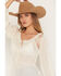 Image #2 - Idyllwind Women's Lorna Long Sleeve Top, Cream, hi-res