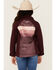 Image #4 - Hooey Girls' Port Striped Quilted Softshell Jacket, Black, hi-res