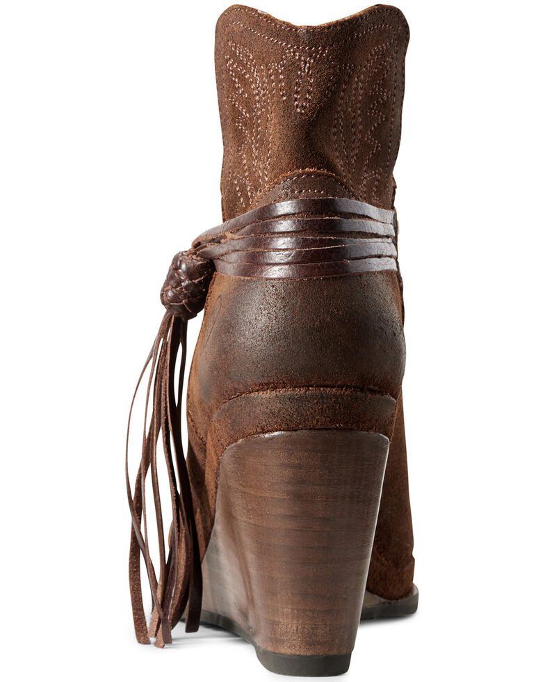 Ariat Women S Memphis Rustic Ginger Fashion Booties Round Toe