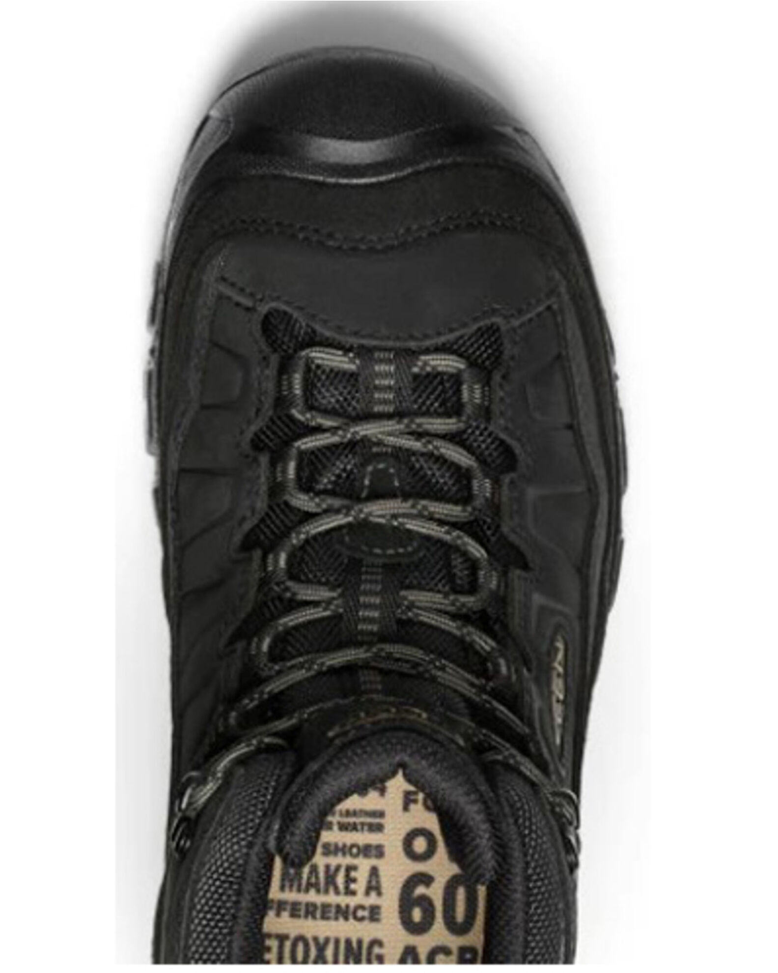 Image #3 - Keen Men's Targhee IV Waterproof Hiking Boots - Soft Toe, Black, hi-res