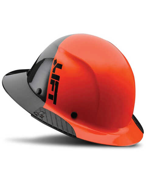 Lift Safety Dax 50 Carbon Full Brim Hard Hat , Orange, hi-res