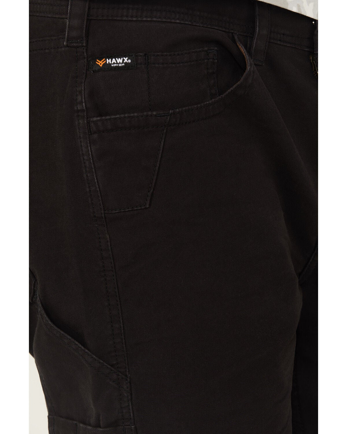 Image #2 - Hawx Men's Auger Brushed Duck Stretch Canvas Pants - Big, Black, hi-res