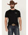 Image #2 - Ariat Men's Bull Short Sleeve Graphic T-Shirt, Black, hi-res