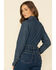 Image #3 - Wrangler Women's Dark Wash Long Sleeve Pearl Snap Denim Western Shirt, Blue, hi-res