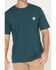 Image #3 - Carhartt Men's Loose Fit Heavyweight Logo Pocket Work T-Shirt, Forest Green, hi-res