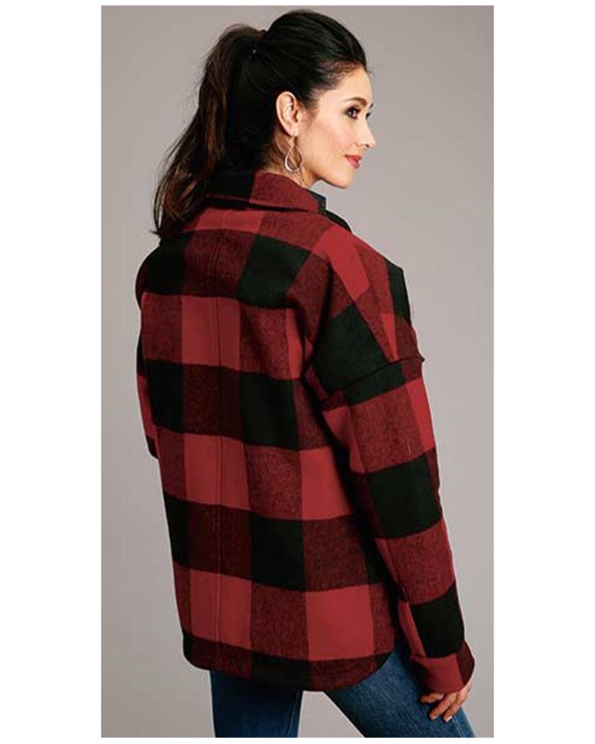 buffalo plaid blazer