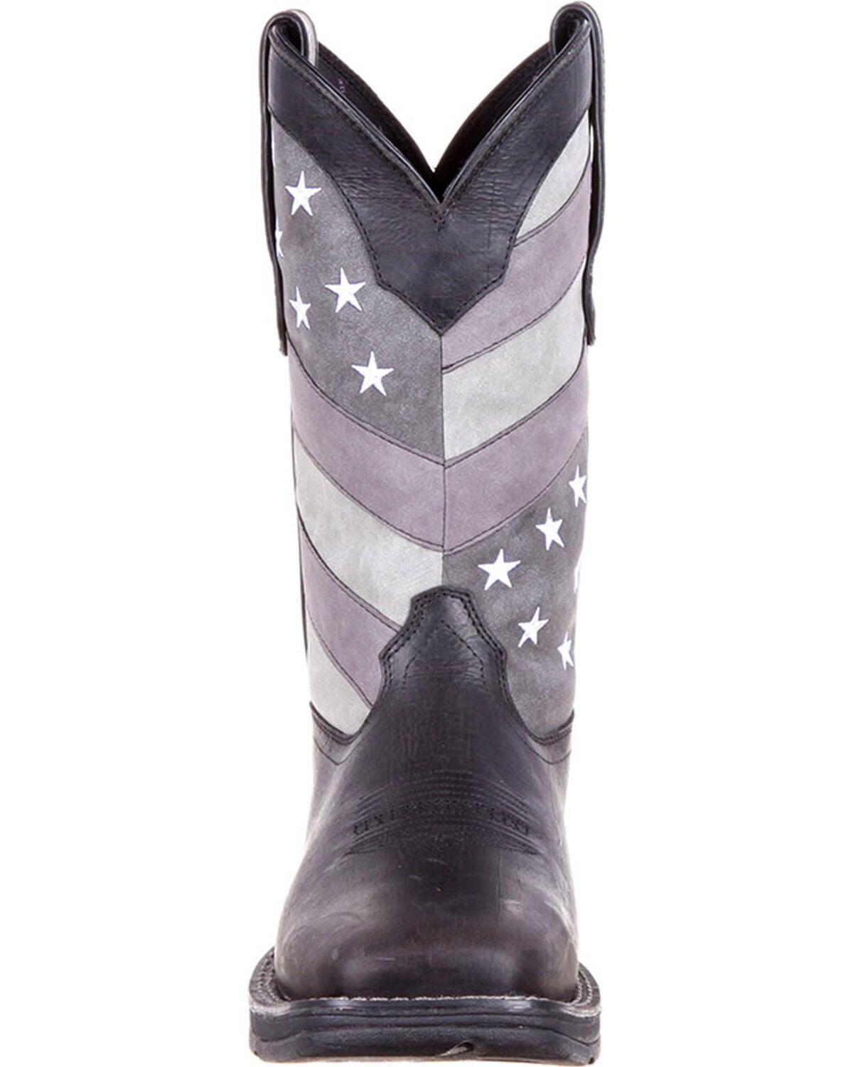 durango black faded flag harness boot