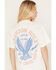 Image #4 - Diamond Cross Ranch Women's Eagle Hi Flyer Short Sleeve Graphic Tee, Ivory, hi-res