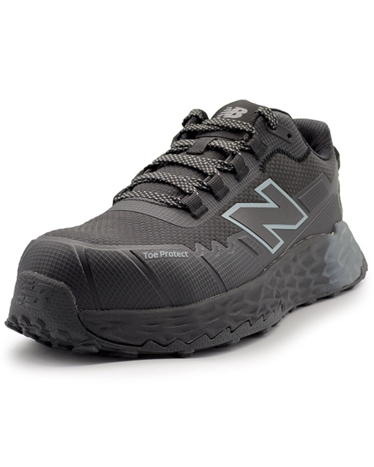 New Balance Men's Cremorne Low Work Shoes - Composite Toe, Black/grey, hi-res