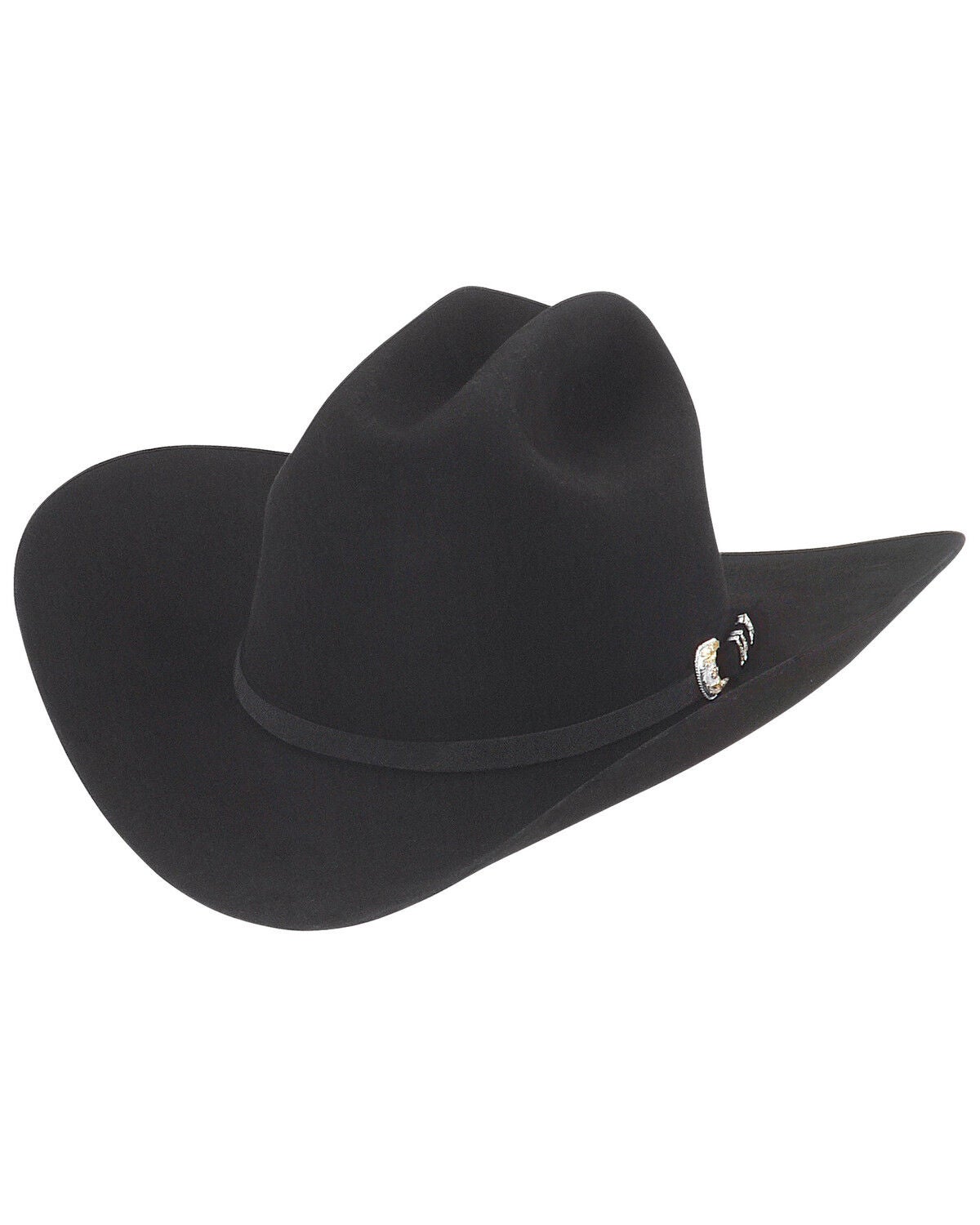 Larry Mahan Superior 500X Felt Cowboy Hat, Black, hi-res