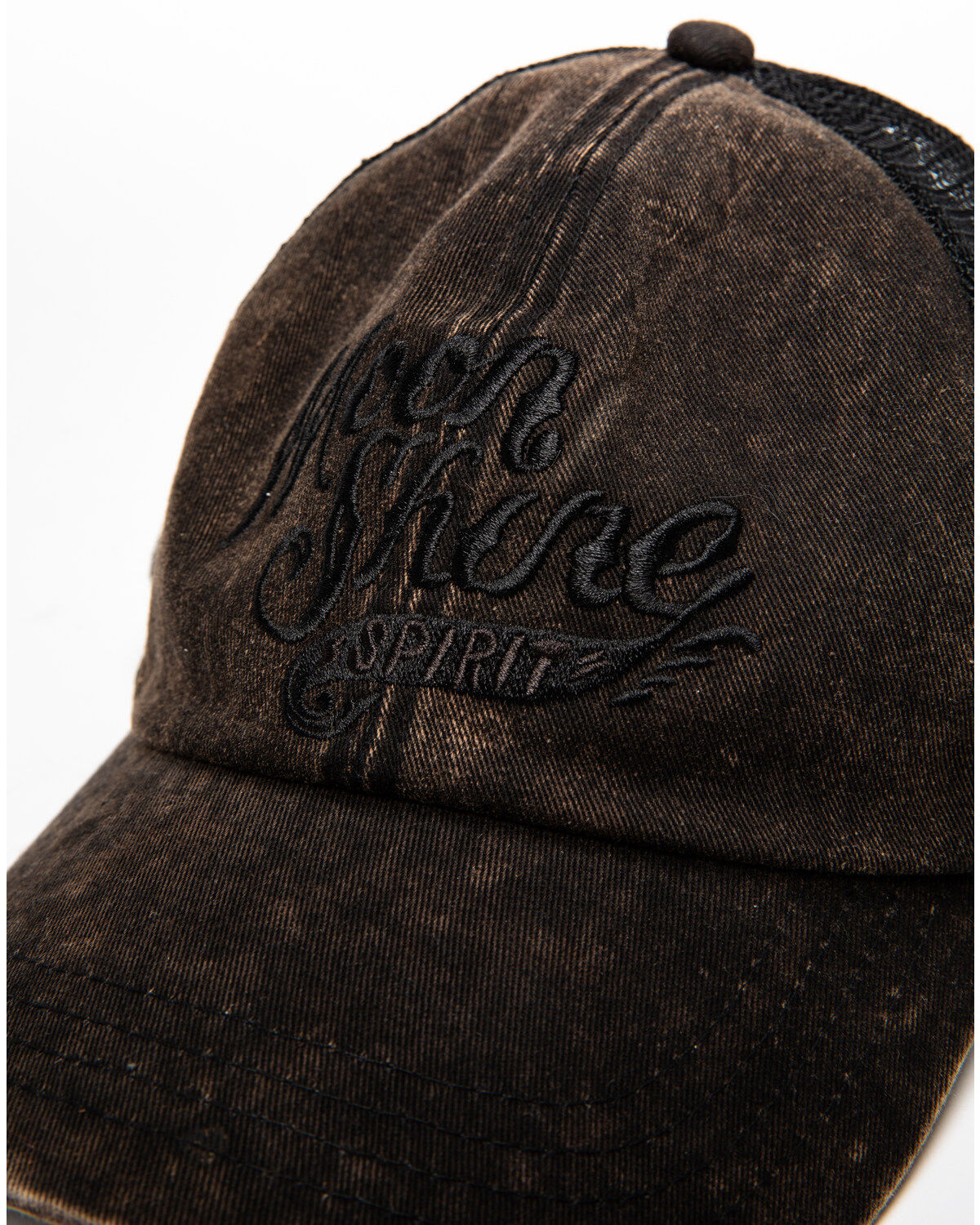 Image #6 - Moonshine Spirit Men's Black Wing It Logo Cap , Black, hi-res