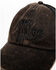 Image #6 - Moonshine Spirit Men's Black Wing It Logo Cap , Black, hi-res