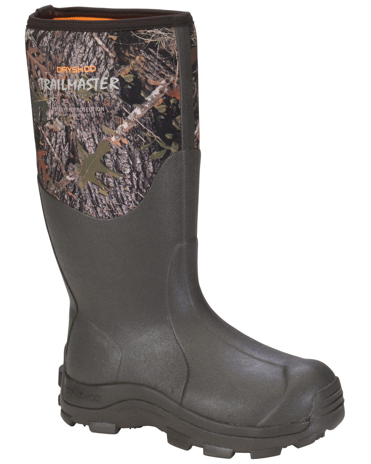 Dryshod Men's Camo Trailmaster Hunting Boots - Soft Toe, Camouflage, hi-res