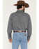 Image #4 - Wrangler Retro Men's Floral Print Long Sleeve Snap Western Shirt - Tall, Navy, hi-res