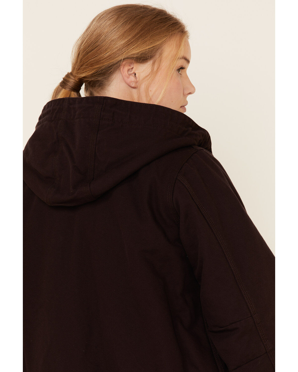 Image #5 - Carhartt Women's Redwood Washed Duck Active Jacket - Plus, , hi-res