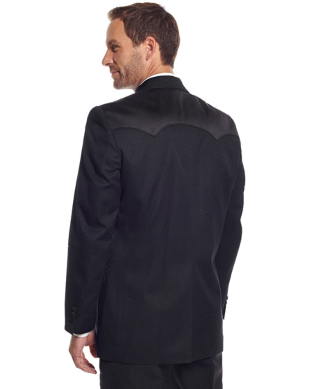40S 32W Mens Western Wear Formal Tuxedo Suit Black