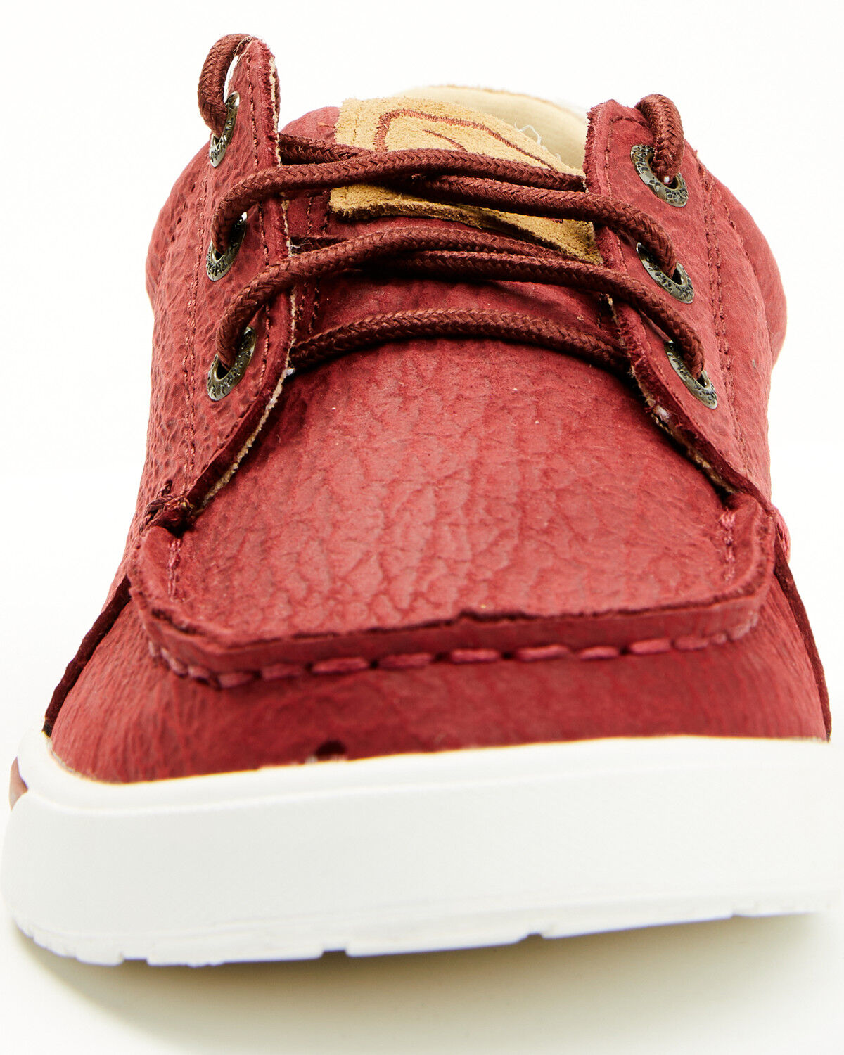 Image #4 - Twisted X Men's Kicks Casual Shoes - Moc Toe, Red, hi-res