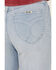 Image #4 - Rolla's Women's Boot Barn Exclusive Bluebird Light Wash High Rise Sailor Wide Leg Stretch Denim Jeans, Light Wash, hi-res