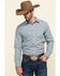 Image #1 - Gibson Men's Dirty Dan Small Geo Print Long Sleeve Western Shirt , , hi-res
