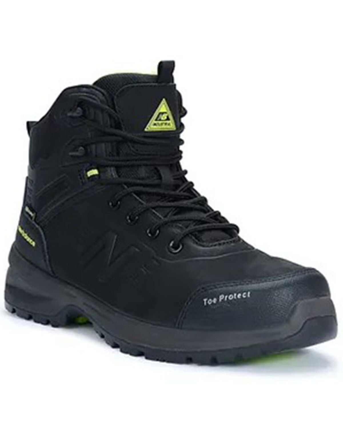 New Balance Men's Calibre Lace-Up Work Shoes - Composite Toe, Black, hi-res