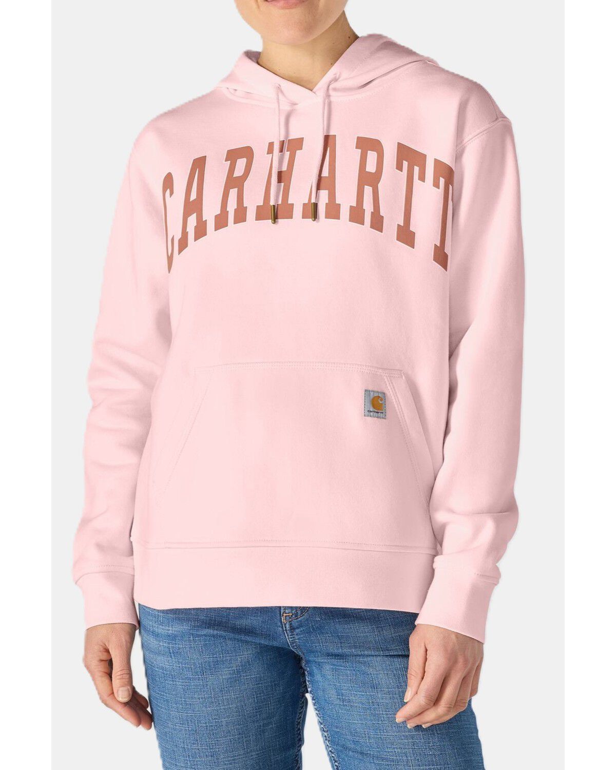 Carhartt Women's Marquette Varsity Graphic Hoodie, Rose, hi-res