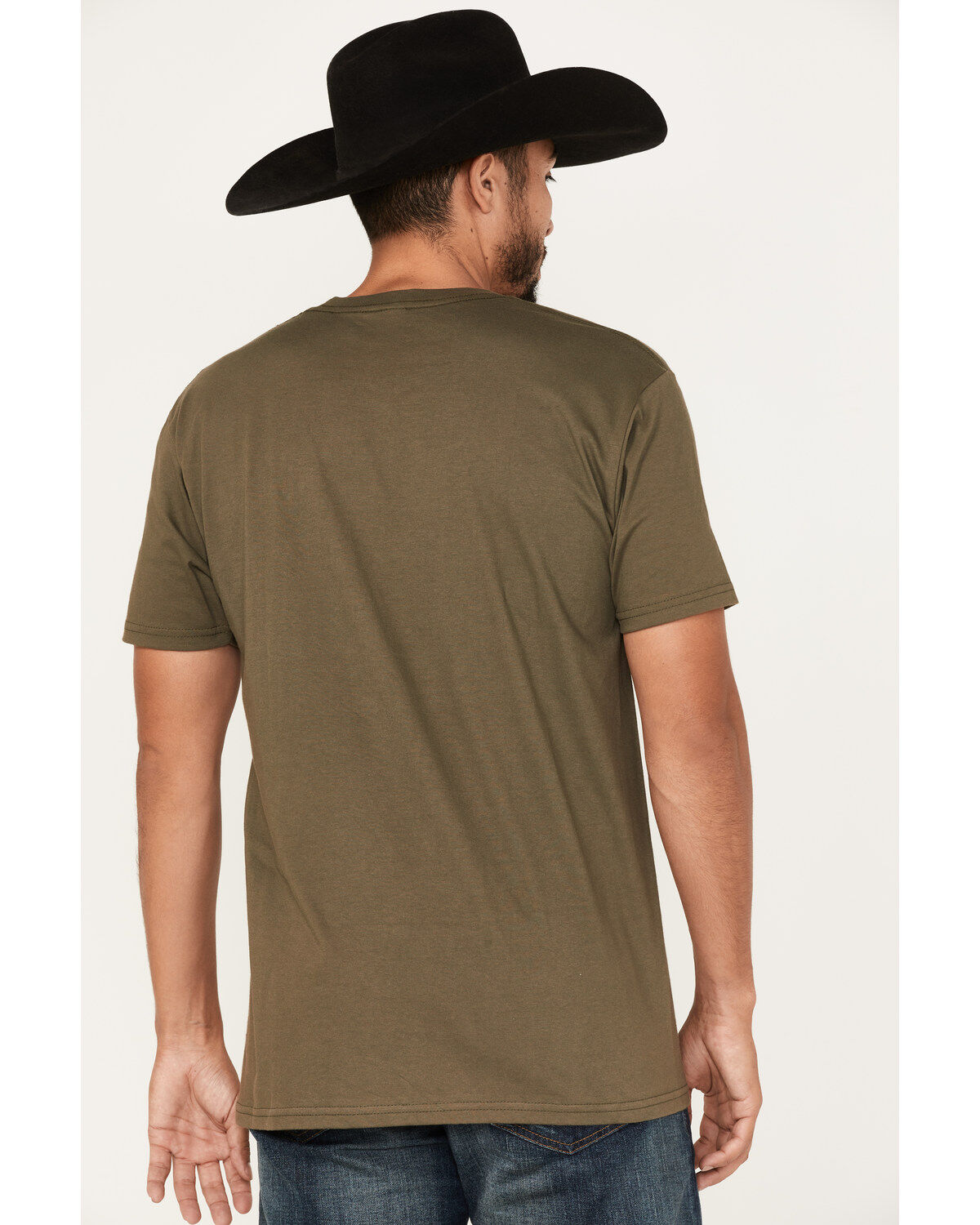Image #4 - Brothers & Arms Men's Flag Logo Graphic T-Shirt, Green, hi-res