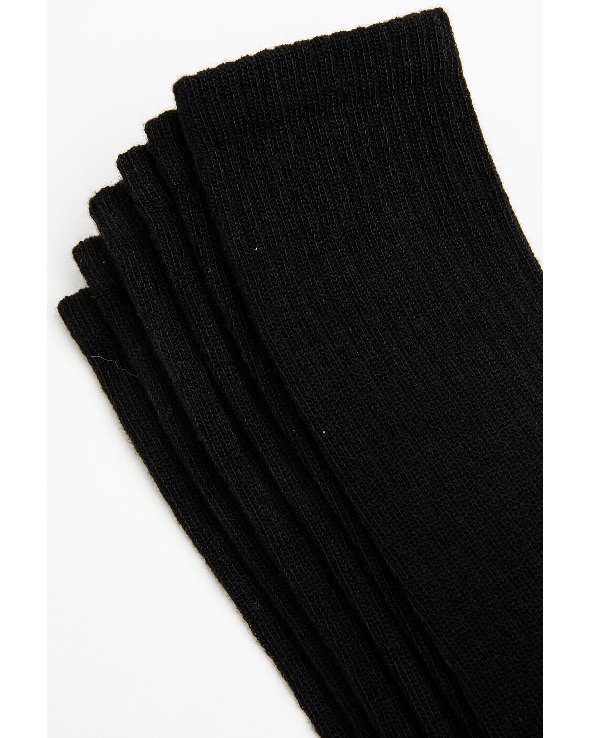 Image #3 - Boot Barn Boys' Over The Calf Socks - 3 Pack, Black, hi-res