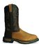 Image #8 - Rocky Men's Branson Roper 11" Western Boots, Brown, hi-res