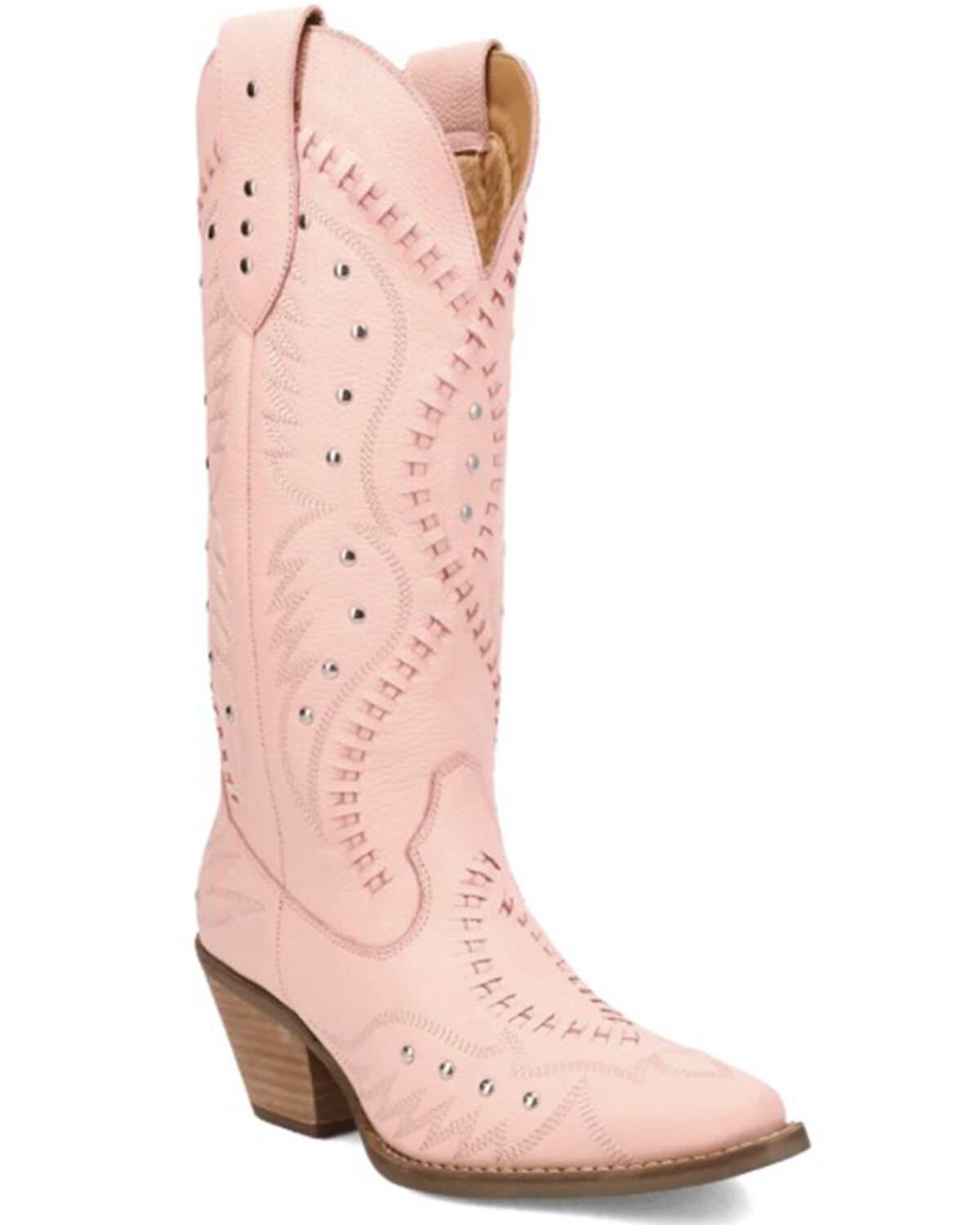 Image #1 - Dingo Women's Pretty 'N Pink Western Boots - Snip Toe, Pink, hi-res