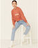 Levi's Women's Mauve Circle Logo Pullover Sweatshirt , Mauve, hi-res