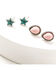 Image #2 - Shyanne Women's Western Earring Set - 6 Piece, Silver, hi-res