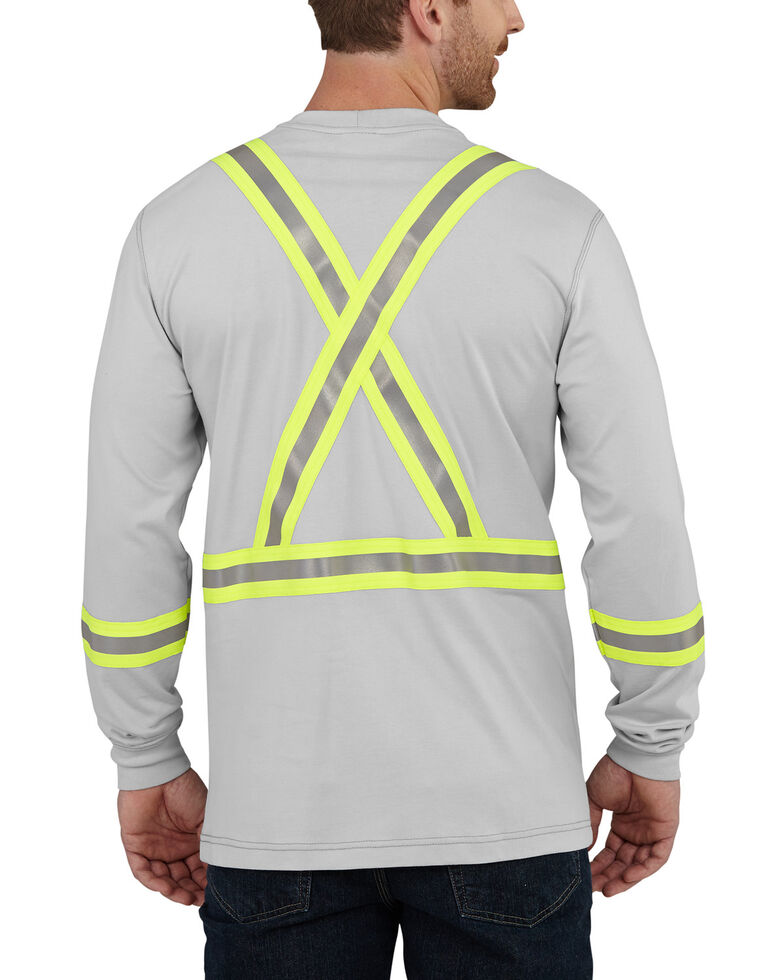 Carhartt Men S Flame Resistant Force High Viz Long Sleeve Shirt
