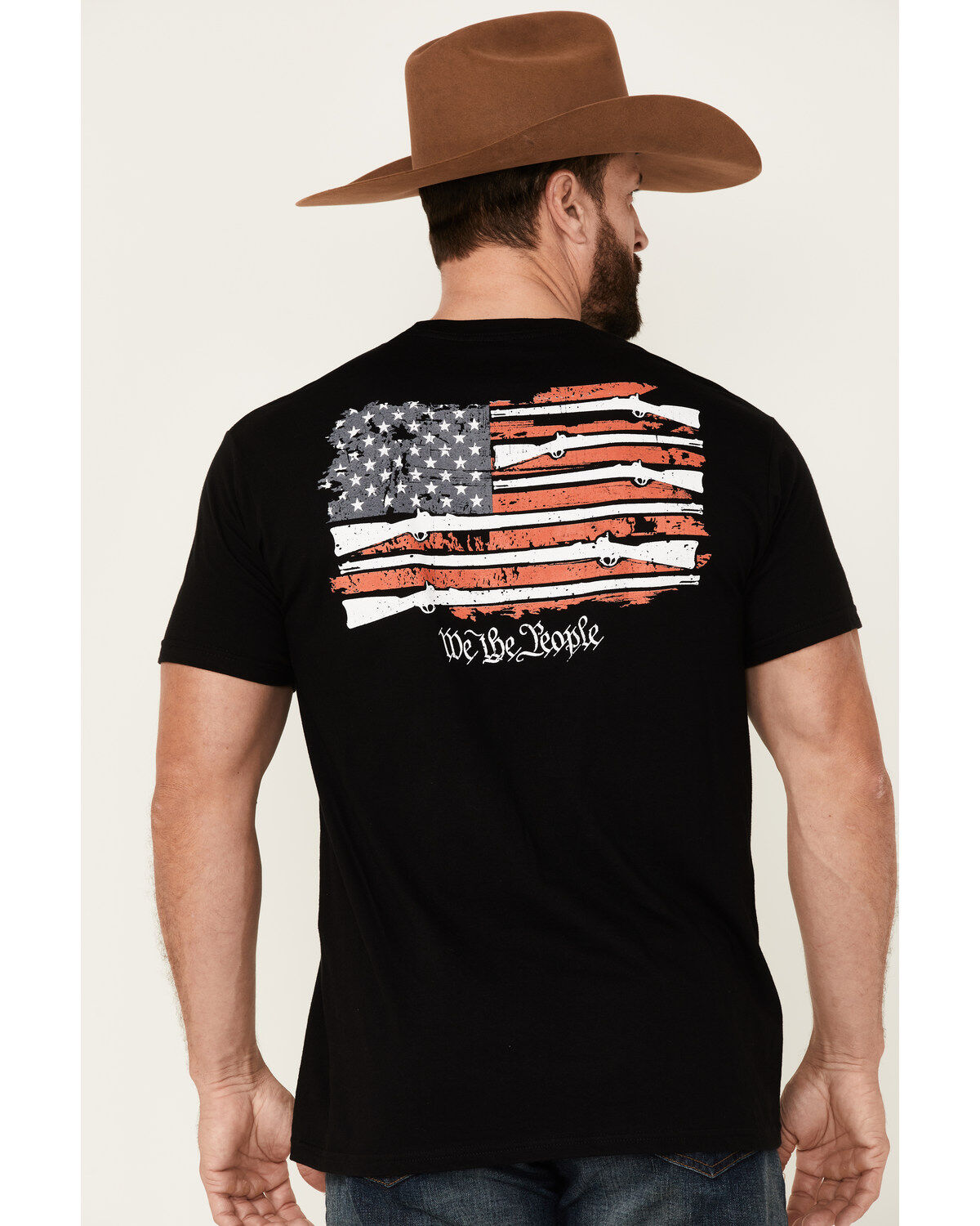 Image #4 - Howitzer Men's Standing Freedom Musket Graphic Short Sleeve T-Shirt, , hi-res